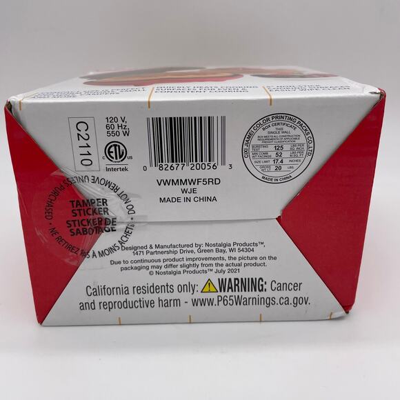 Nostalgia MWF5AQ MyMini Personal Electric Waffle Maker, French Toast - Picture 3 of 5